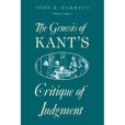 The Genesis of Kant\x27s Critique of Judgment