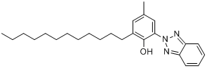 2-(2H)-苯並三氮唑-2-基)-6-十二烷基-4-甲基苯酚