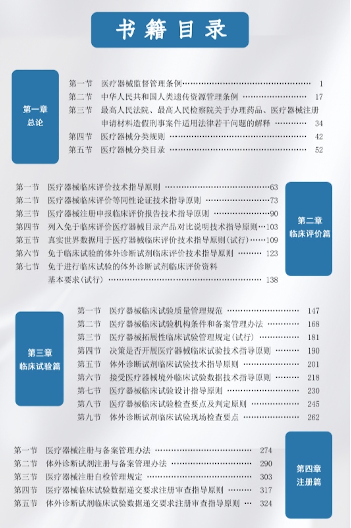 醫療器械臨床試驗法規解析、案例分享及試題集錦