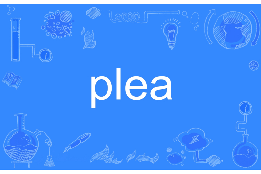 Plea(英文單詞)