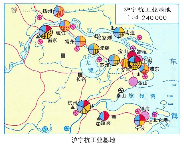 滬寧杭工業區位