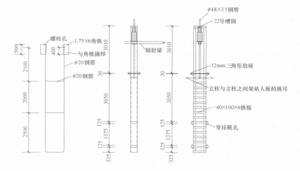 鋼筋混凝土筒體外立柱式液壓爬升倒模施工工法