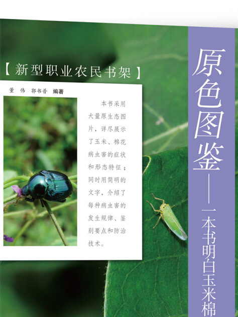 原色圖鑑一本書明白玉米棉花病蟲害