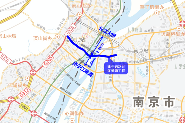 南京建寧路長江隧道