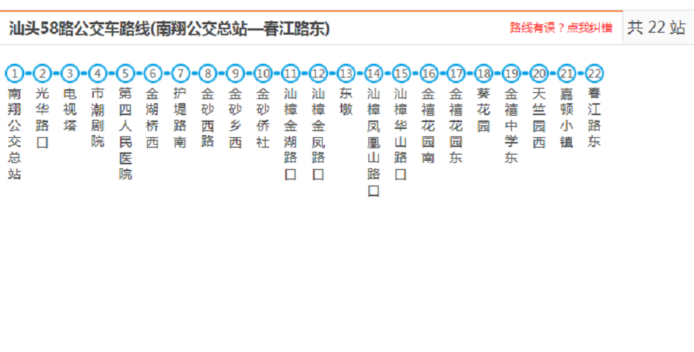 汕頭公交58路