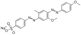 4-[[5-甲氧基-4-[（4-甲氧基苯基）偶氮]-2-甲基苯基]偶氮]苯磺酸鈉鹽