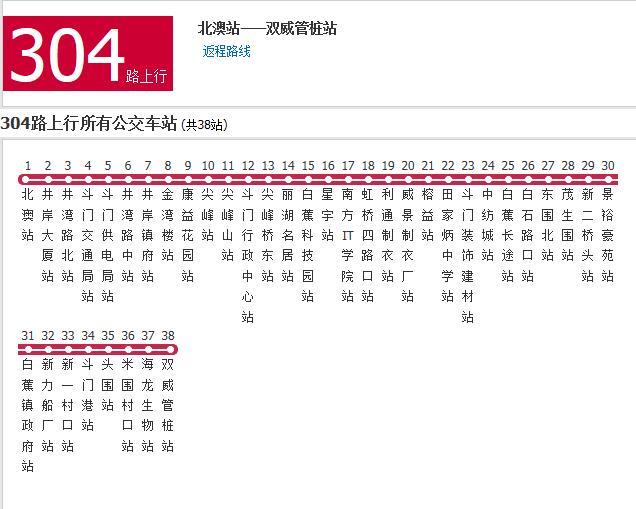 珠海公交304路