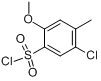 5-氯-2-甲氧基-4-甲苯磺醯氯