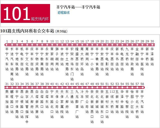 承德公交101路支線