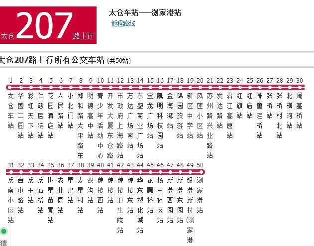 蘇州公交太倉207路