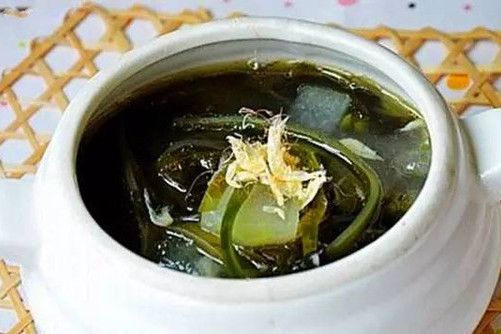 海帶紫菜瓜片湯