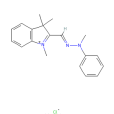 氯-1,3,3-三甲基-2-[（苯基肼亞基）甲基]-3H-吲哚翁