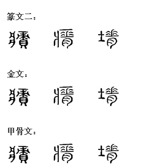 “瘠”字的演變