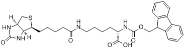 N-Fmoc-N\x27-生物素-L-賴氨酸