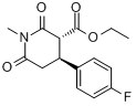 反式-3-乙氧基甲醯-4-（4-氟苯基）-N-甲基哌啶-2,6-二酮