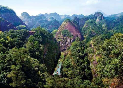 丹霞地貌(福建泰寧)