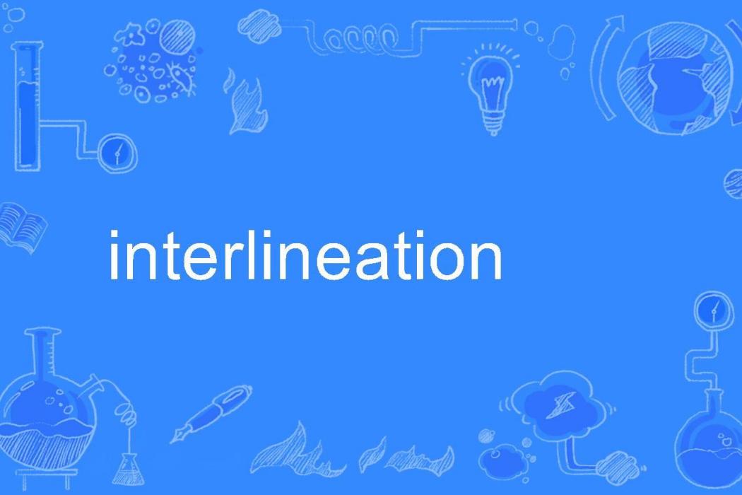 interlineation