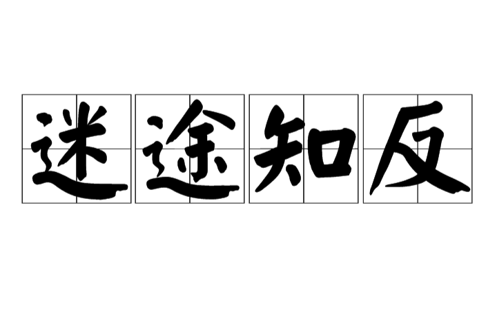 迷途知反