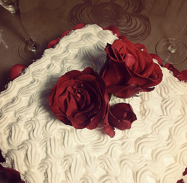 玫瑰花瓣蛋糕