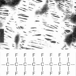 很多四氟乙烯分子制聚四氟乙烯