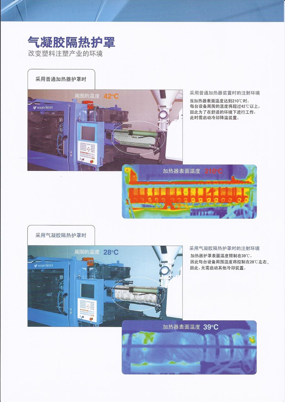 注塑機氣凝膠隔熱護罩