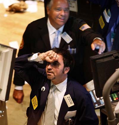 美國次級債風暴引起全球金融市場震動