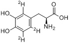 3-(3,4-二羥基苯基-2,5,6-d3)-L-丙氨酸