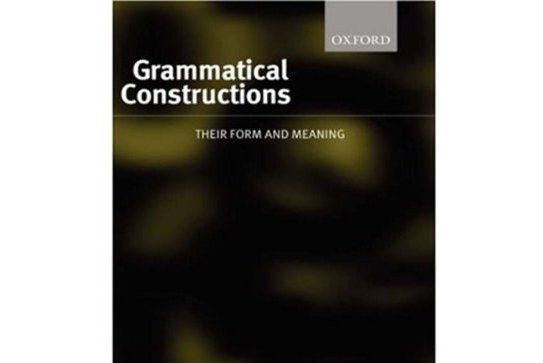 Grammatical Constructions