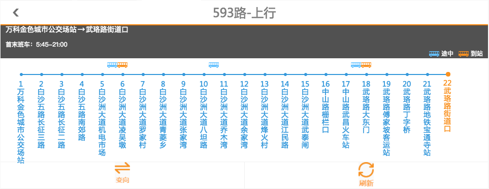 武漢公交593路