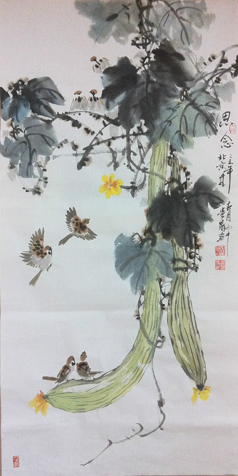 林貴春創作花鳥畫系列作品