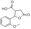 2-（2-甲氧基苯基）-5-氧代四氫呋喃-3-羧酸