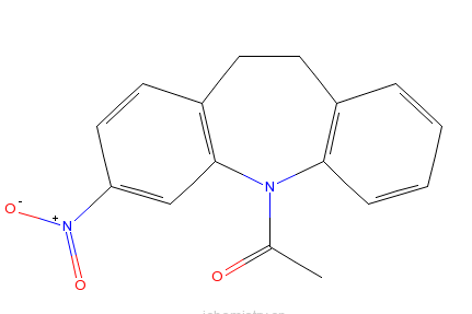 1-（3-硝基-10,11-二氫-5H-二苯並[b,f]氮雜卓-5-基）乙酮