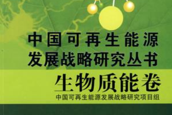 中國可再生能源發展戰略研究叢書：生物質能卷