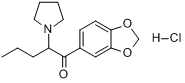 1-（3,4-亞甲基二氧苯基）-2-吡咯烷-1-基戊酮鹽酸鹽