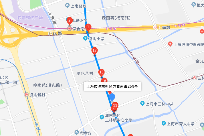 靈岩南路259號