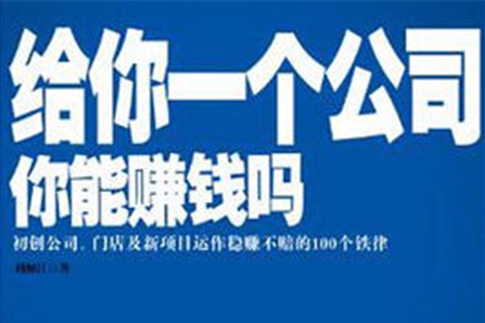 給你一個公司，你能賺錢嗎