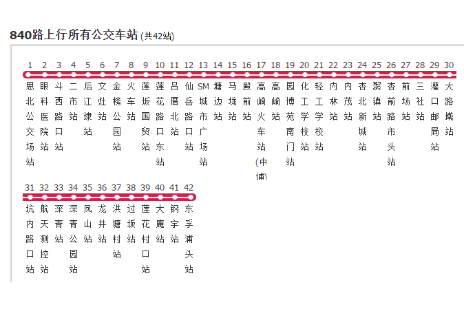 廈門公交840路