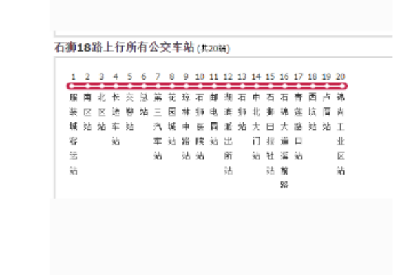 石獅公交18路