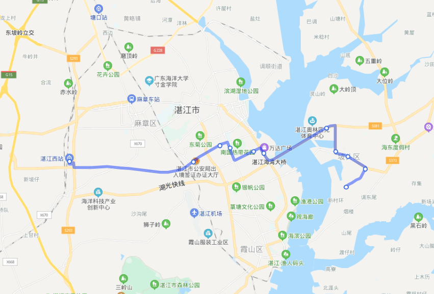 湛江公交64K路