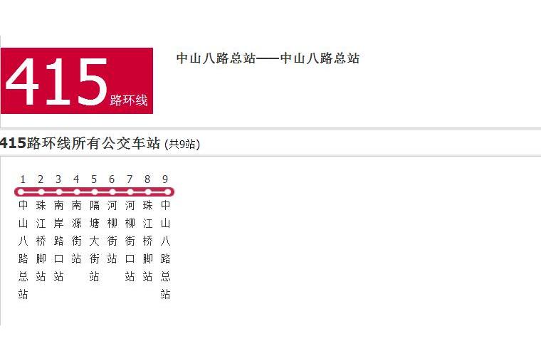 廣州公交415路環線