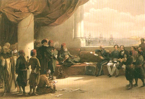 1828年科德林頓在亞歷山大會見阿里