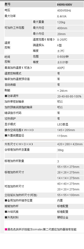 SIMATHERM軸承加熱器