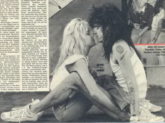 Tommy Lee and Heather Locklear