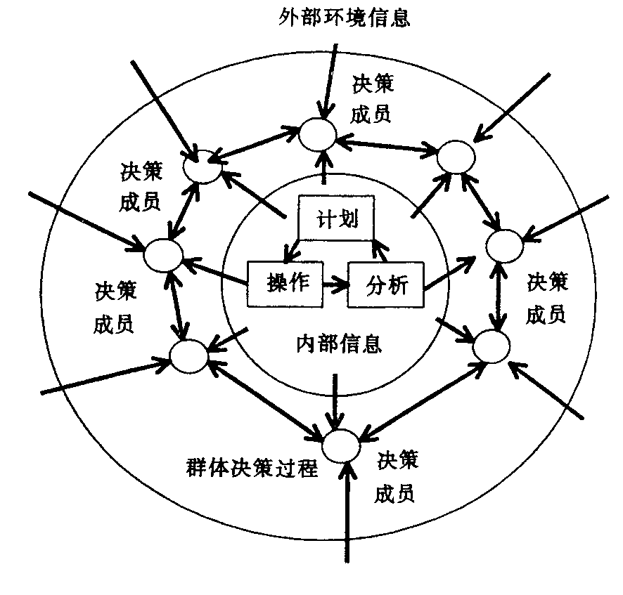 群體決策過程中決策信息流