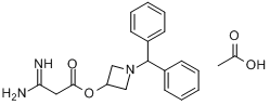 3-氨基-3-亞氨基丙酸1-（二苯甲基）-3-氮雜環丁酯乙酸鹽