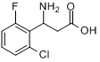 3-氨基-3-（2-氯-6-氟苯基）丙酸