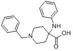 1-苄基-4-（苯胺基）哌啶-4-羧酸