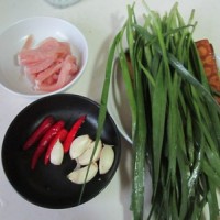 韭菜豆乾炒肉絲