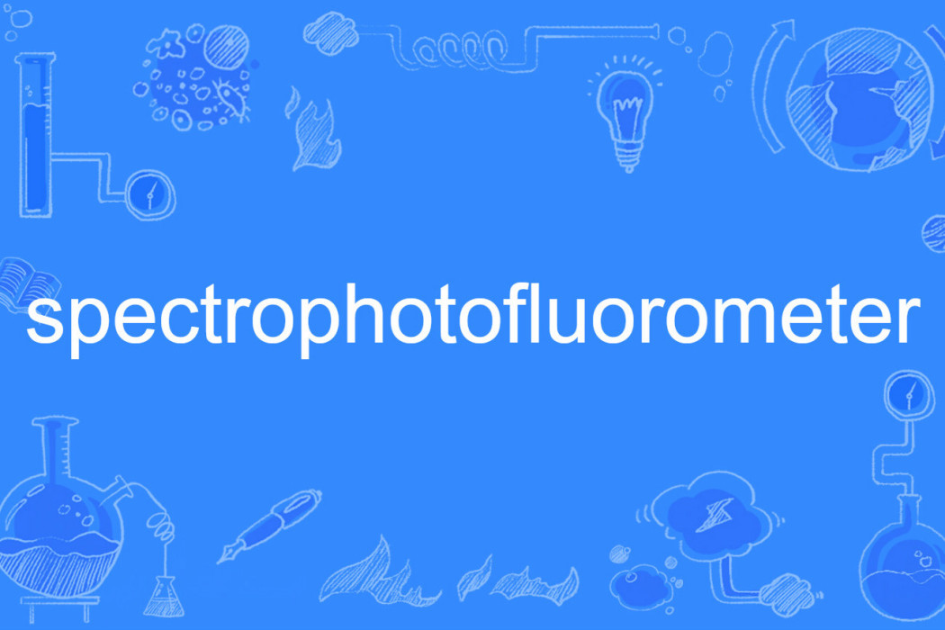 spectrophotofluorometer