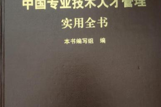 中國專業技術人才管理實用全書